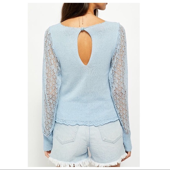 FREE PEOPLE BOHO PULLOVER LUXE KNIT SWEATER A3C - Picture 3 of 16